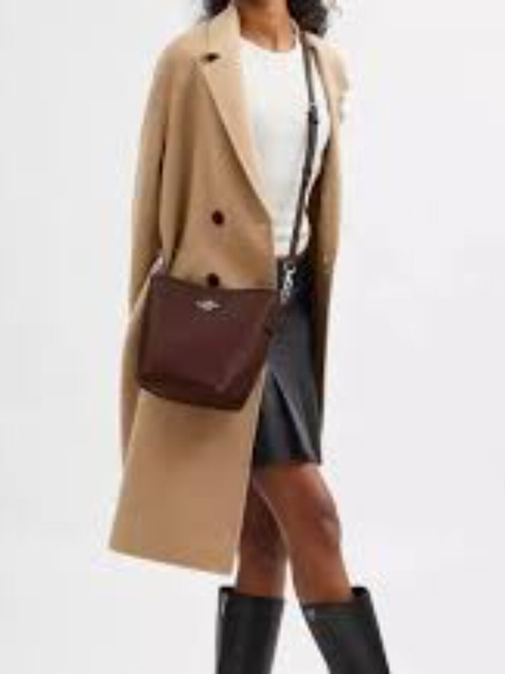 Coach Brown Leather Hobo Bag - Picture 2 of 11